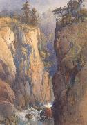 Percy Gray Rogue River Gorge (mk42) oil painting reproduction